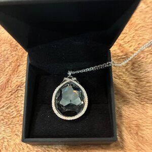 Swarovski Sage Crystal Silvernight Pendant